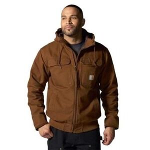 Carhartt Full Swing Washed Duck Insulated Active Jacket Brown 3XL‎ Reg Coat #4